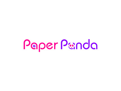 Paper Panda Logo Design brand brand identity branding branding design design font logo icon kawsar patwary kawsarpatwary lettering logo logo logodesign panda logo paper panda paper panda canada paper panda logo text based logo text logo timeless logo wordmark logo