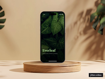 Everleaf - Plant Mobile App animation mobile animation mobile app motion graphics plant app ui