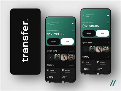 Money Transfer App android animation app app design balance crypto cryptocurrency dashboard design ecommerce ios mobile mobile app money transactions transfer ui uiux ux wallet