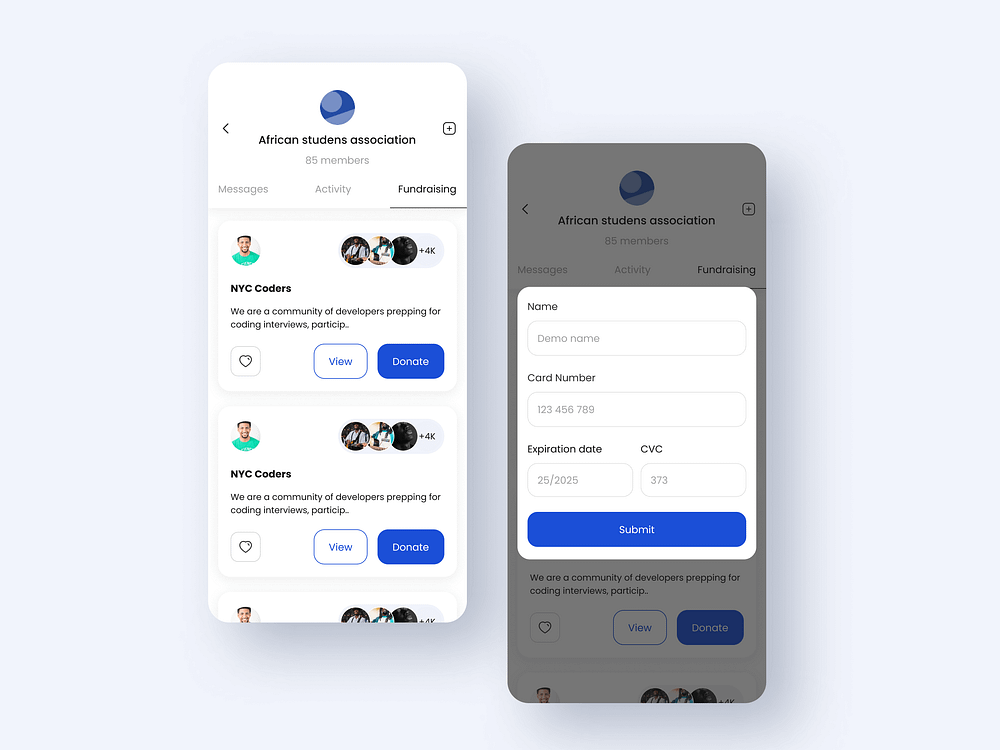 Browse thousands of Volunteer App images for design inspiration Dribbble