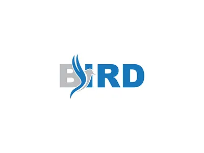 Negative space (Bird) logo bird logo creative logo logo logo design minimalist logo modern logo negative space logo