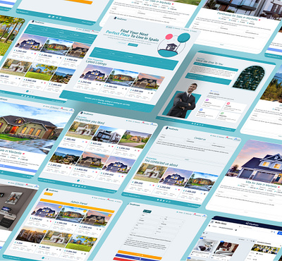 Real Estate Website app design landing real estate ui ux web web desing website