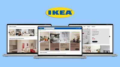 IKEA Web responsive (Website) apple branding design figma graphic design ikea macbook safari shopping ui uidesign ux webresponsive website