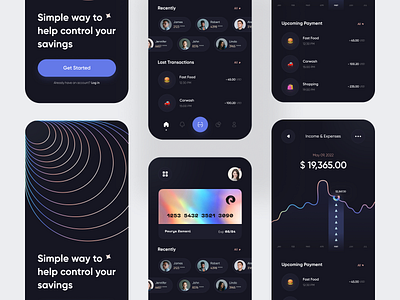 Finance: Mobile Banking App app app design banking banking app credit card finance finance analytics fintech app ios management app minimal money transfer onboarding piqo product design ui ui design ux wallet