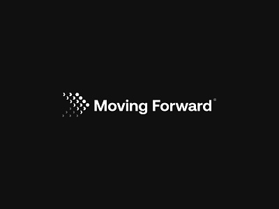 Moving Forward® - Digital Consultancy brand branding concepting illustration logo vector