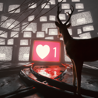 DIGITALIZE 3d art blender design everyday graphic design nft surreal