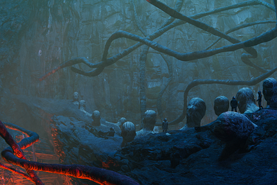 Children Of Bodom 3d art blender c4d everyday graphic design maxon nft octane otoy render renderzone surreal