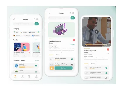 courses app app book branding course courses design education icon illustration learning logo online typography ui university ux vector zoom