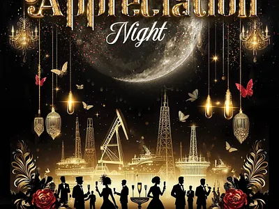 "Halliburton" of the Key Visual "Appreciation Night"