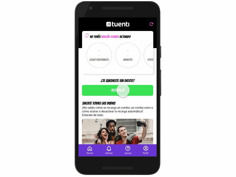 Tuenti - Case study add addcard addcreditcard app design flow form tuenti ui ux uxui
