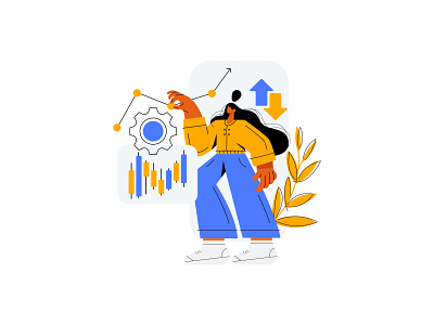 Stock market vector