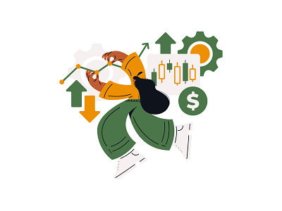 Stock market vector