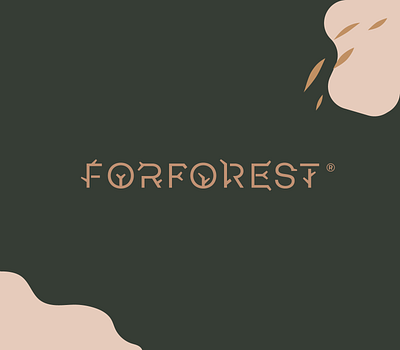 Forforest ® architecture art brand brand identity creative typography icon logo mark science sustainable building symbol trees typography