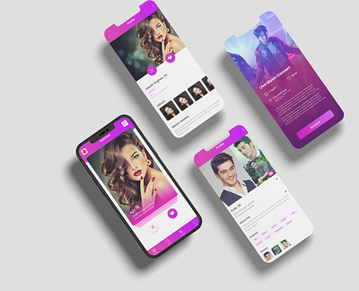 Dating App Designs | Sakshi Designer app bisexual design connected connection creative designs dating dating app design designer gay dating app design graphic design homosexual app design lesbian design logo mobile screen moder gay design modern designs sakshi ui web