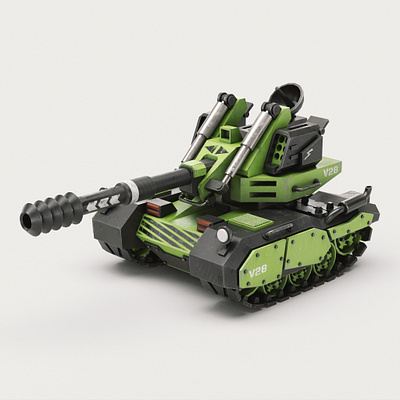 Concept Tank 07 military stylized tank