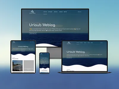 Urlaub Weblog blog blogger blogging design logo reise responsive website theme themes travel webdesign weblog website wordpress