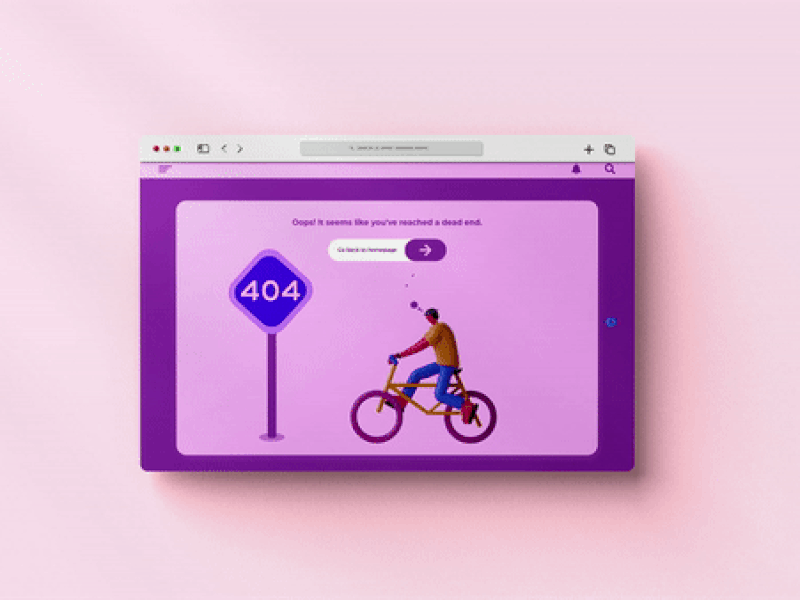 #dailyuichallenge #008-Error Page 3d dailyui006 design illustration ui ux