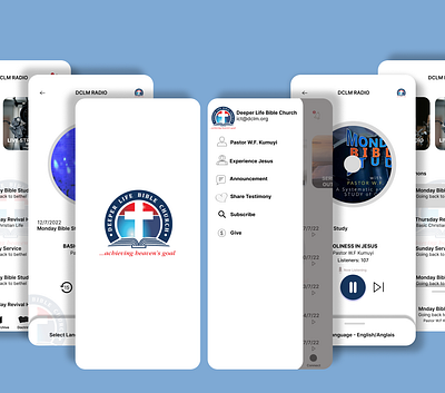 Deeper Life Radio App Redesign 2nd