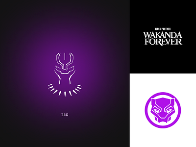 Black Panther - Wakanda Forever black panther chadwick boseman graphic design illustration marvel movie poster wakanda forever