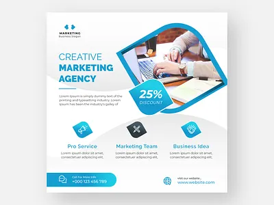 Corporate social media post template design abstract branding branding design brochure design illustration social media social media post