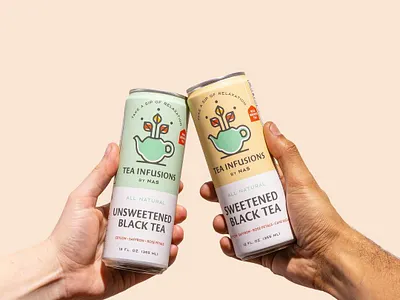Tea Infusions | Packaging Design System beverage chic design drink brand label label design logo packaging packaging design tea tea brand tea branding tea packaging warm