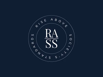 Rise Above Society's Standard branding design iconic logo logo design mark symbols vector