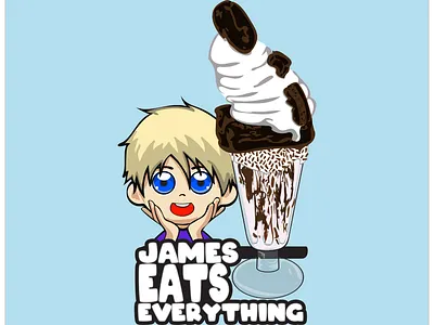 James Eats Everything graphic design illustration instagram logo