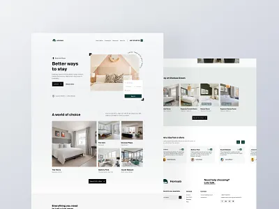 Hotel Reservations Website booking branding clean homestay hotel hotels minimal reservation resort ui uiux website