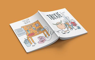 Trixie la pequeña búho childrenillustration illustration illustration book illustrationartists kidlitart kids book owl picture book trixie la pequeña buho typography