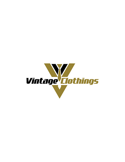 VINTAGE CLOTHING _ a logo design