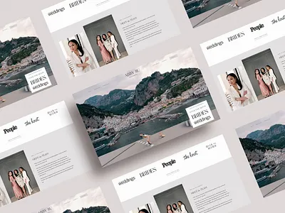 Luxury Wedding Photographer Website custom design feminine design luxuryweddings modern squarespace typogaphy webdesign websitedesign weddingphotographer