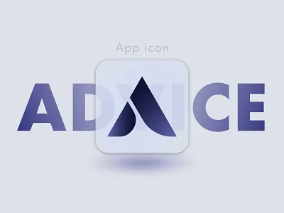 Advice Logo app branding graphic design logo mobile design product design ui ux