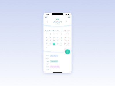 Calendar app calendar daily ui design graphic design product design ui ux