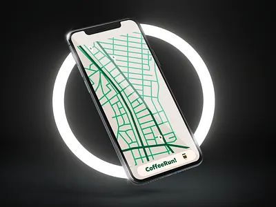 CoffeeRun! Design Practice app branding design graphic design ui