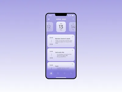 Schedule app daily ui design graphic design mobile app mobile design product design ui ux