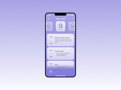 Schedule app daily ui design graphic design mobile app mobile design product design ui ux