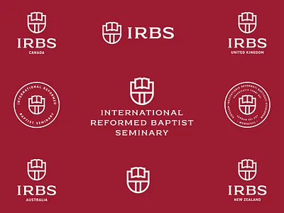 International Reformed Baptist Seminary (IRBS) bible branding christian school christianity design graphic design icon icon design identity identity design kentucky logo logo design school branding seminary seminary branding texas vector