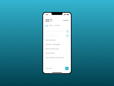 To Do List app daily ui design graphic design mobile app mobile design product design ui ux