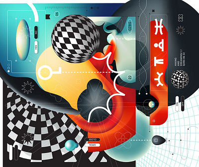 QZBG absract art personal vector