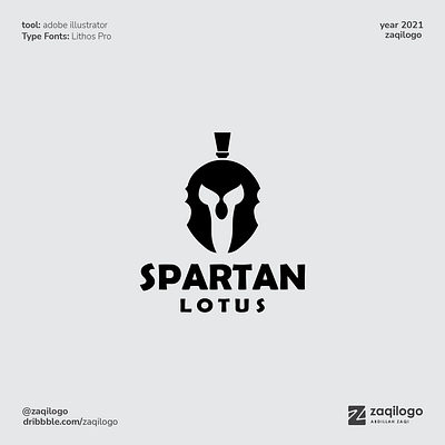 Spartan Lotus branding design illustration kepala logo logos logotype perang pertahanan simple logo spartan spartan lotus topeng vector vectro war