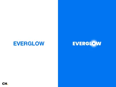 Everglow Redesign Logo adobe blue branding design everglow illustrator logo logo redesign photoshop redesign ui