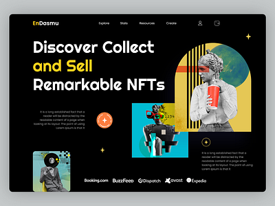 NFTs Website Design design fashion fashion landing page graphic design grow your business landing page nfts website design ui website design