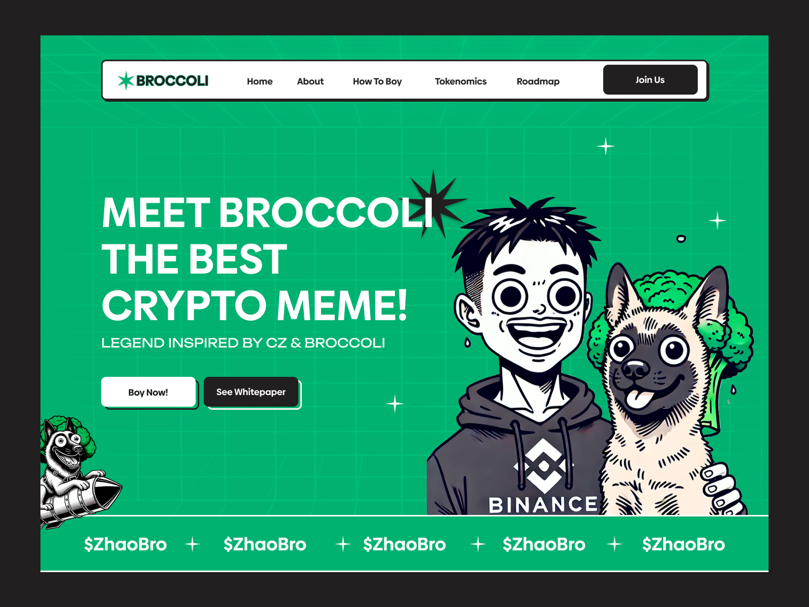 Broccoli - crypto meme mem token by Nina Marinenko on Dribbble