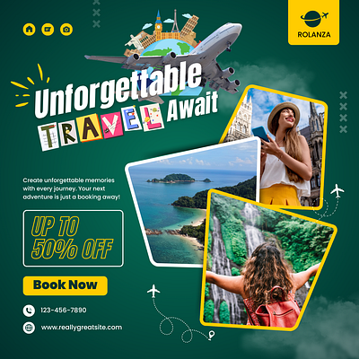 Travel Agency Poster adventure branding business design graphic design journey moments poster travel travelling