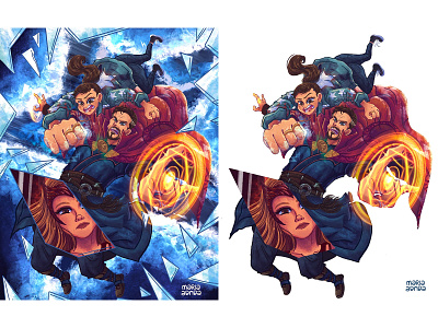 Dr. Strange The Multiverse of Madness Fanart art artwork design fanart graphic design illustration marvel