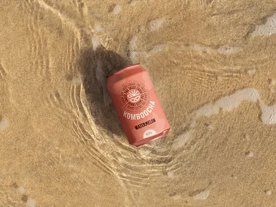 Kombucha - Brand Identity beverage brand circle design drink fermented food icon identity kombucha label logo natural organic packaging round symbol tea text