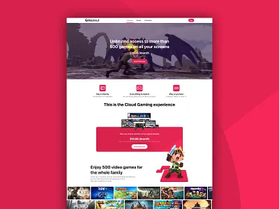 Blacknut Cloud Gaming affinity designer blacknut cloudgaming figma ui