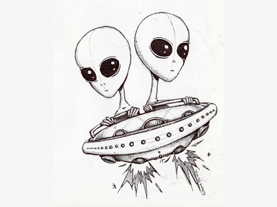 Drawing // Pen // Aliens