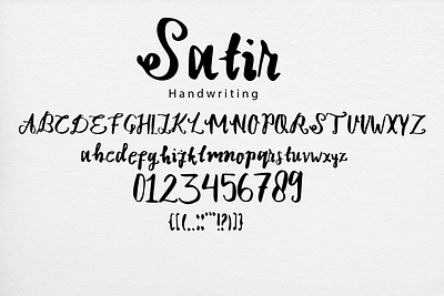 Satir font branding graphic design logo typography