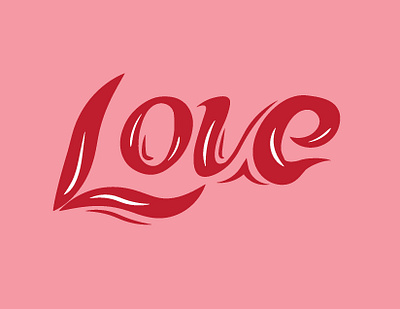 Love logo typography